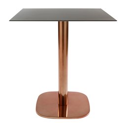 Table base with round column H.73 cm - Rounded