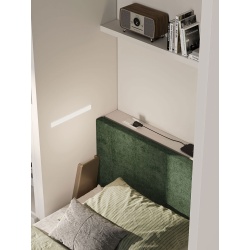 Modular Wall with Two Foldaway Beds - Capri