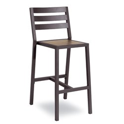 Bar stool with Backrest - Oslo Big