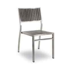 Outdoor Stackable Chair in Aluminium - Bavaria