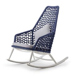Outdoor Rocking Chair in Rope - Kos