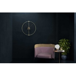 Wall Clock in Metal and Wood - Euclideo