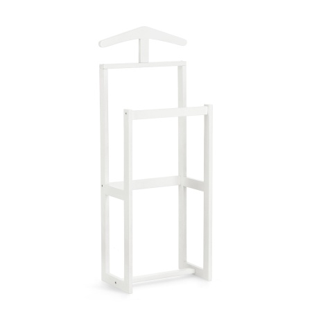 Classic Wooden Valet Stand white Classic