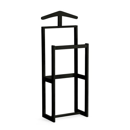 Classic Wooden Valet Stand black Classic