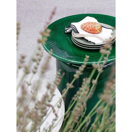 Glazed Ceramic Servant Table - Panarea