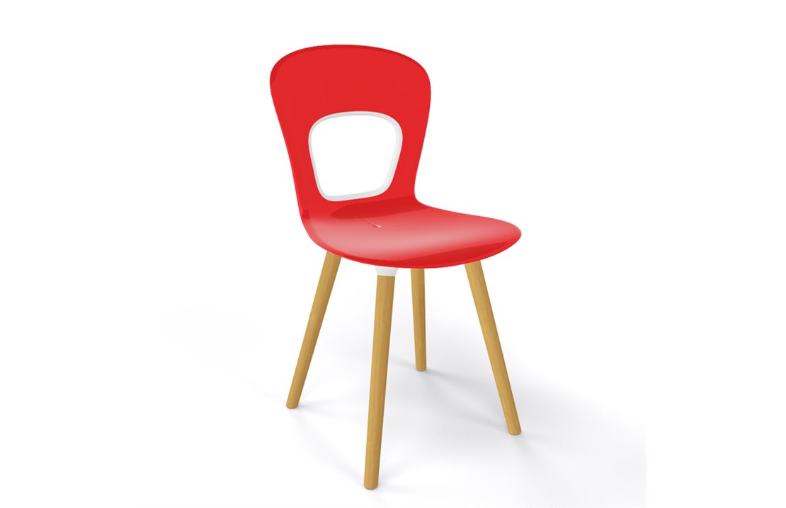 Sedia di design con gambe in legno - Blog BL