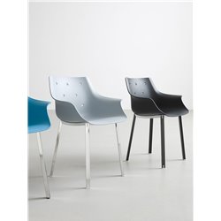 Colorful chair with armrests - More NA