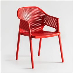 Stackable bar chair with armrests - Minush