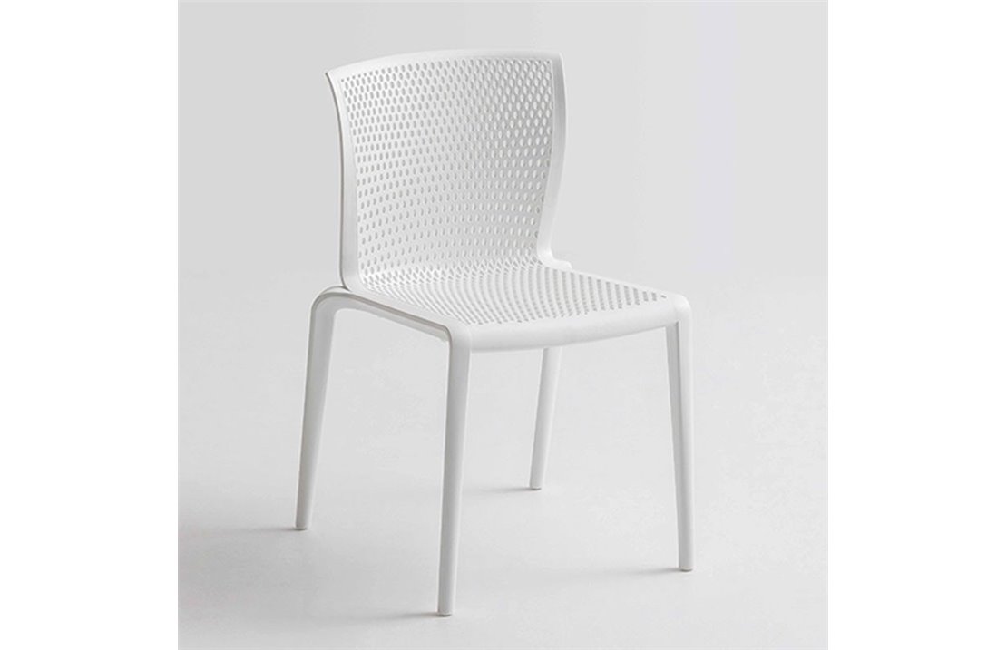 Stackable bar chair with or without armrests - Spyker