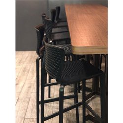 High stackable bar stool - Spyker ST