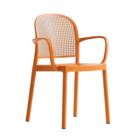 Stackable chair with armrests - Panama