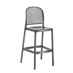 High stool with or without armrests - Panama