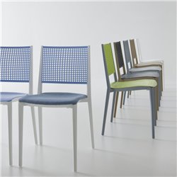Colourful chair with/without armrests - Kalipa