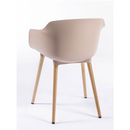 Colored bar chair legs wood - Dame