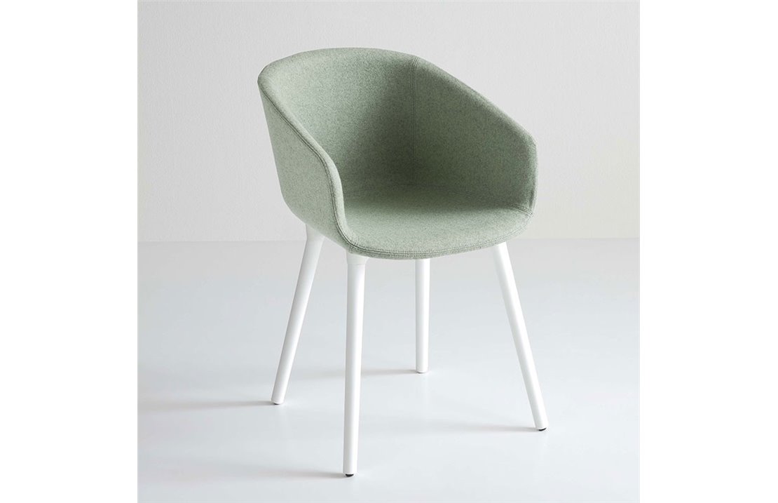 Bar chair in fabric - Basket Chair BP