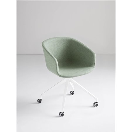 Padded Meeting Room Chair - Basket Chair U