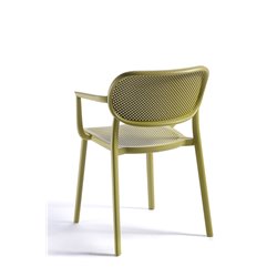 Bar chair with or without armrests - Nuta