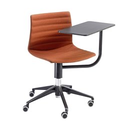 Meeting chair on wheels with desk - Kanvas Coach