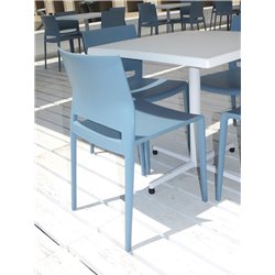 Stackable bar chair with or without armrests - Bakhita