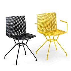 Trellis chair with or without armrests - Fuller TC