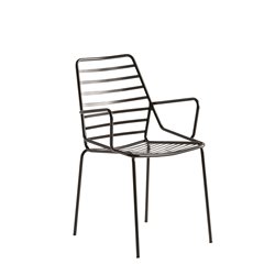 Bar chair with or without armrests - Link