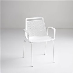 Office stackable chair with armrests - Akami