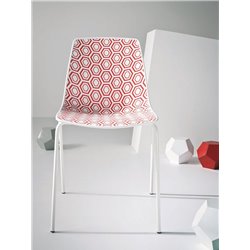 Stackable coloured chair - Alhambra