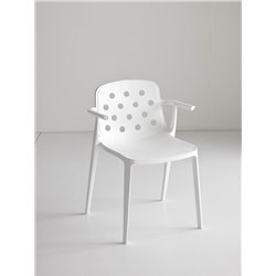 Bar chair with or without armrests - Isidora