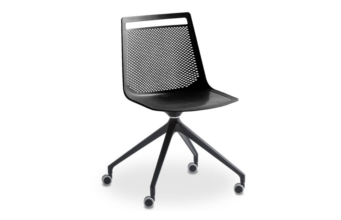 Swivel office chair with wheels - Akami