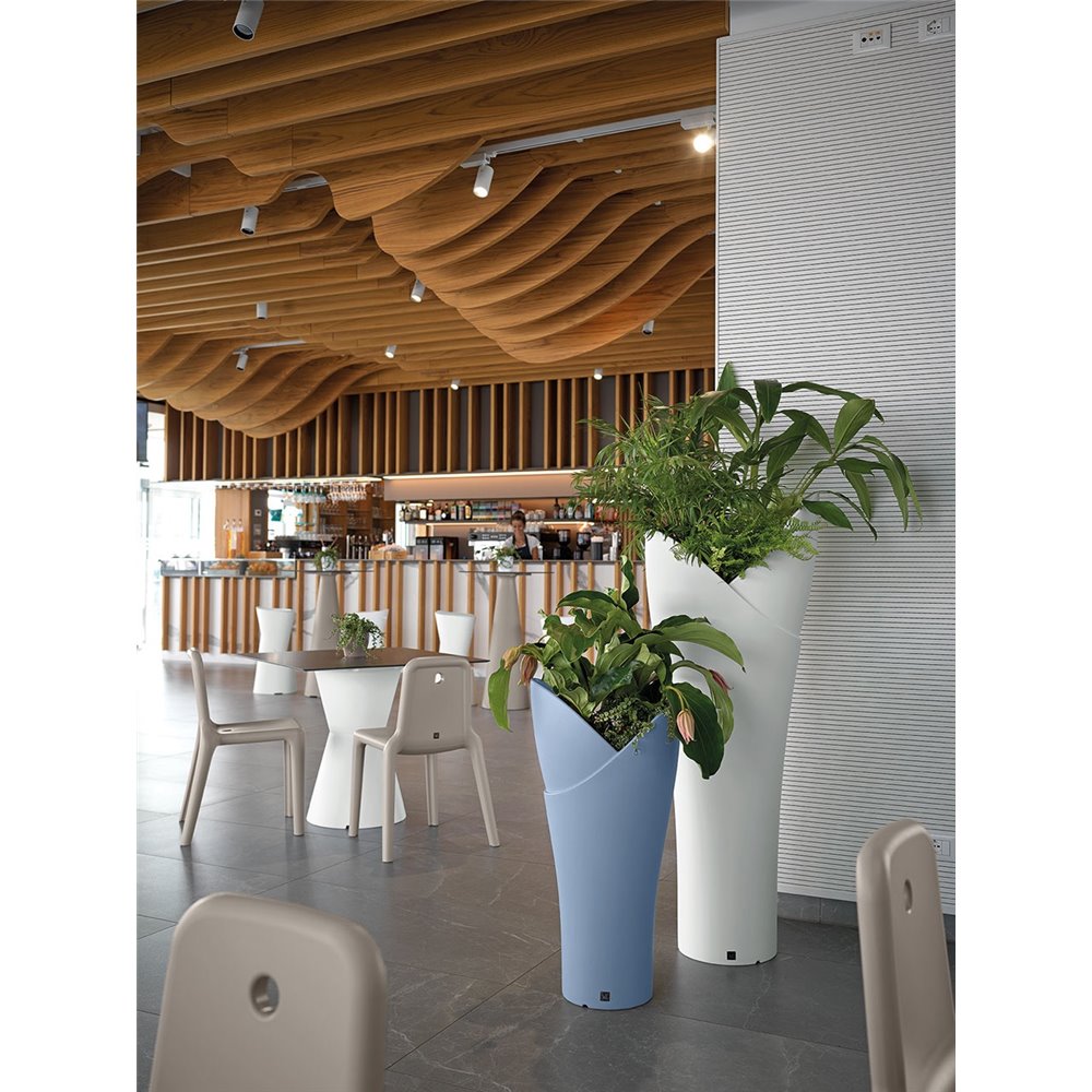 Assia vaso alto esterno fioriera bar ristorante design moderno