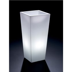 High Cachepot Vase in Recycled Plastic - Genesis