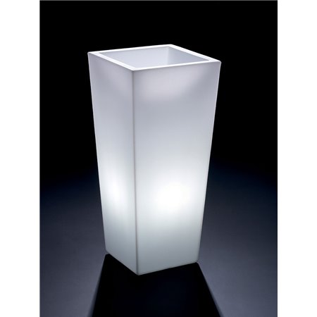 High Cachepot Vase in Recycled Plastic - Genesis