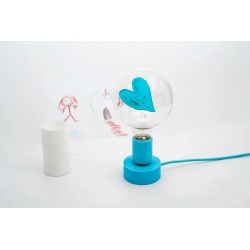 Lampada da Tavolo di Design - Tavolotto Pop Heart