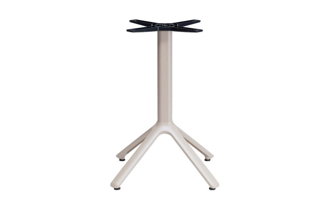 Aluminum Table Base with 4 Feet H 73 - Nemo
