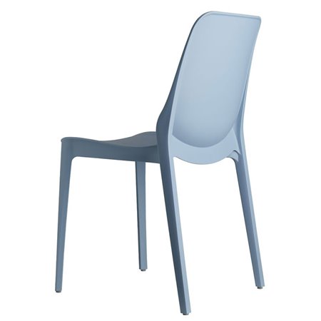 Colored Plastic Chair for Bar - Ginevra