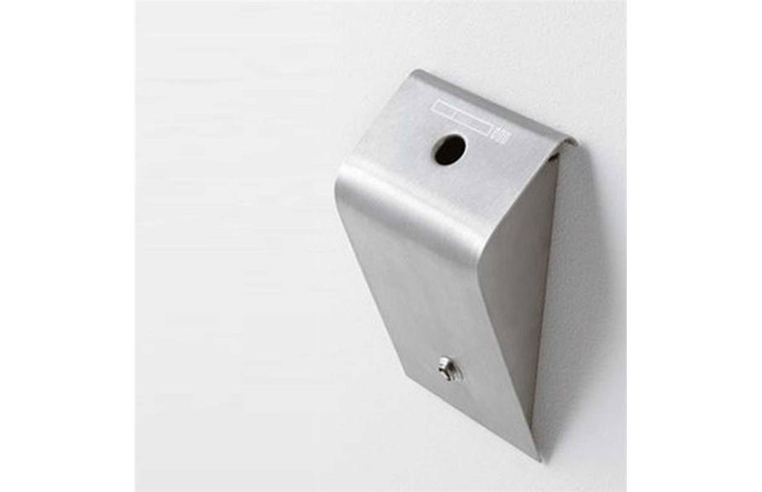 Stainless steel wall ashtray - Piazza