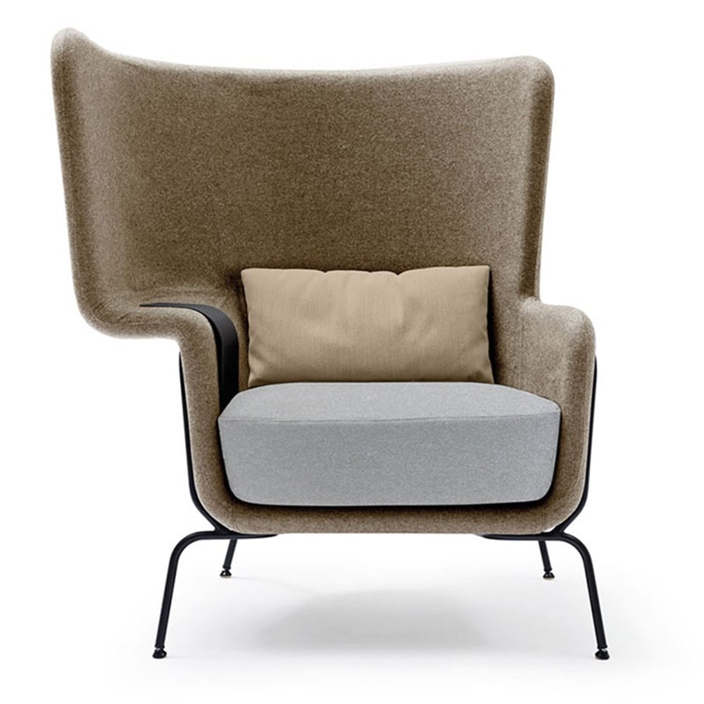 Lounge chair with high back - Hip