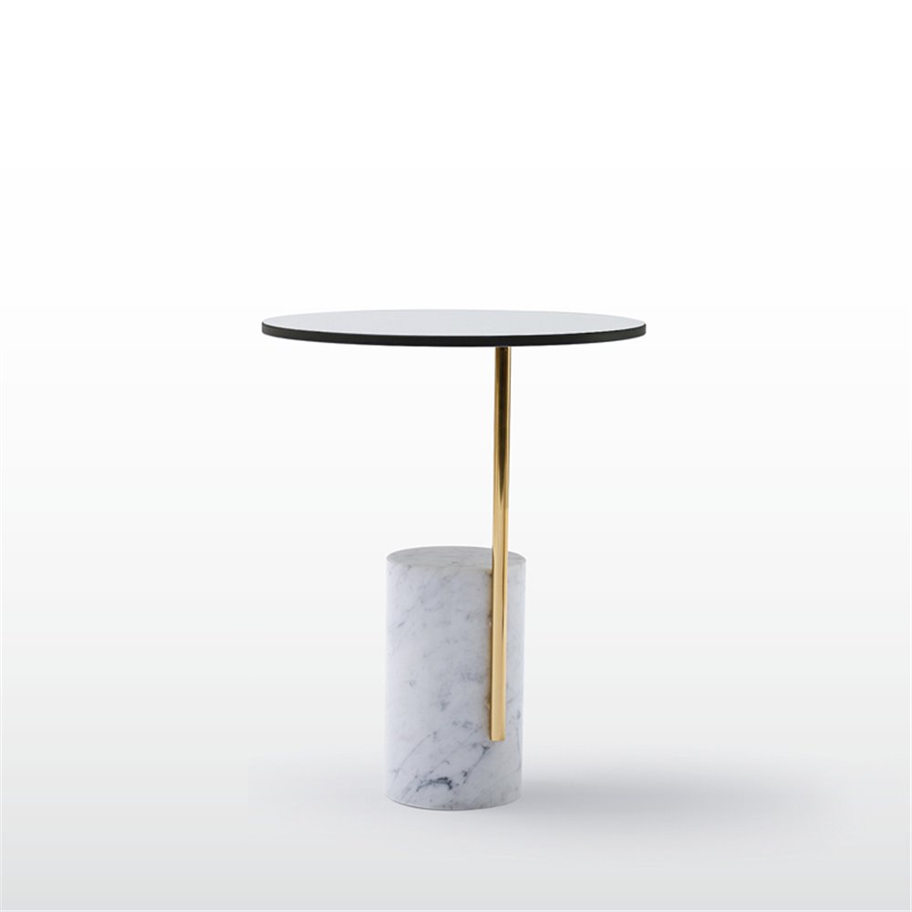 Tavolino con basamento in marmo - Xaxa