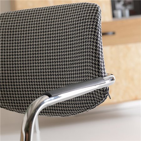 Stackable chair covered in fabric - Host