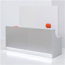 Reception counter W.165/245 cm - Line