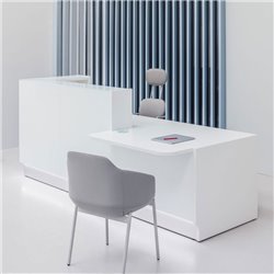 Bancone reception con desk - Linea