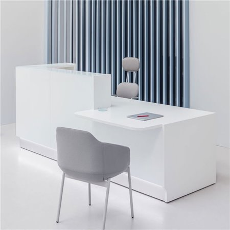 Bancone reception con desk - Linea