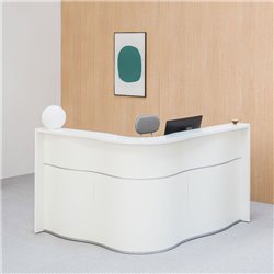 Corner reception desk - Wave