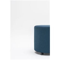 Coloured ottoman with/without wheels - Mix