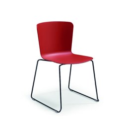 Stackable chair with sled legs - Calla