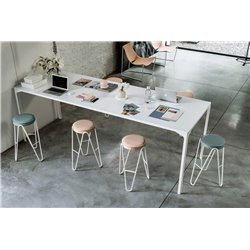 Rectangular steel table - Armando