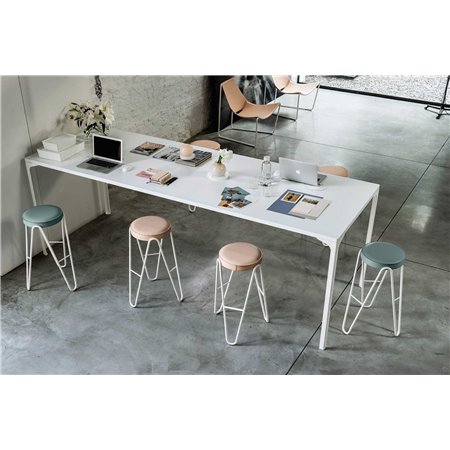 Rectangular steel table - Armando