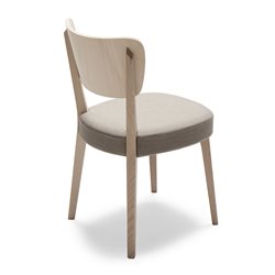 Design Restaurant Chair in Eco-Leather - Capitol