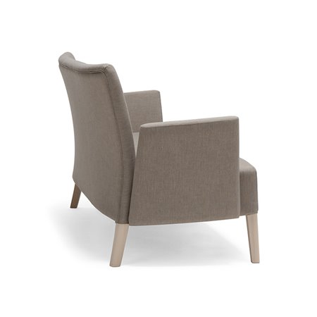 Upholstered Sofa with Backrest and Armrests - Noblesse