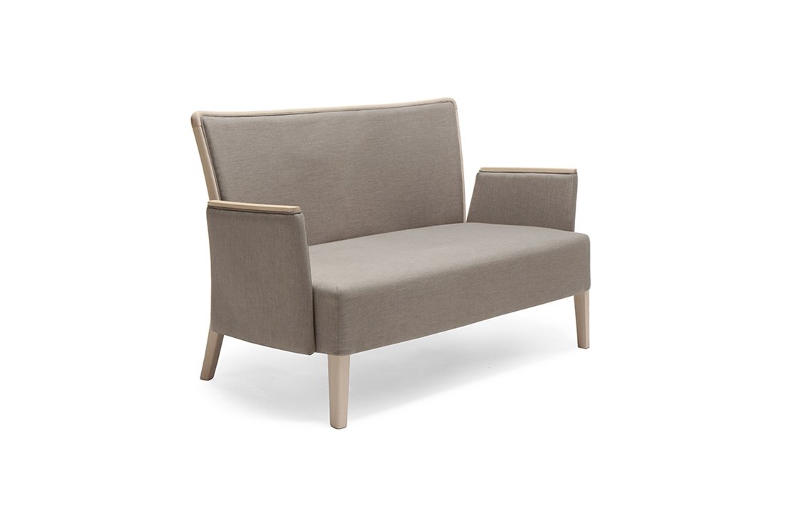 Waiting Room Sofa with Armrests - Nob